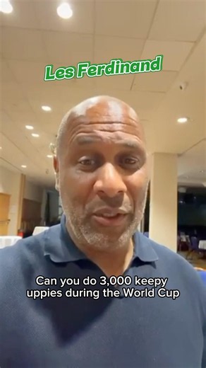 Les Ferdinand is backing our Big Keepy Uppy Challenge. Now, it’s over to you.