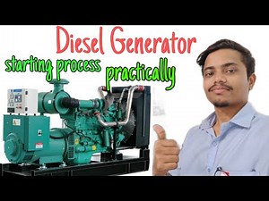 DG,diesel generator starting process live and their parameter.