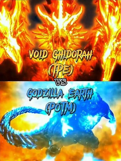 Godzilla - Godzilla Earth (POTM) vs Void Ghidorah (TPE)