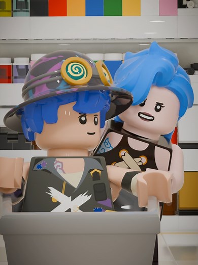 Cómo animar Jinx de Arcane en LEGO