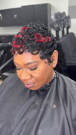 3.2K views · 140 reactions | #pixiecut #shorthair #quickweave #haircut #razorcut #shorthairstyles #shorthairstyle #pixie #redhighlights #redhair #cutehairstyles #phillyhairstylist #merakihairloft | Shadonna Pitts | Facebook