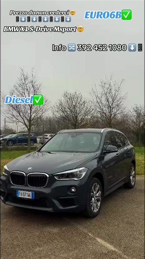 #foryoupage❤️❤️ #bmwlife #prt #foruyou #prte Anno 2015 Telefon ⬇️⬇️ Alex: ⁨339 202 5266⁩📱 Denis:392 452 1080📱. POSIBILITA DI PAGAMENTO A RATE CON ACONTO ZERO RATE DA 100€ ‼️‼️. BMW X1 sDrive 18d Msport 2.0 150cv(110kw) ✅ DIESEL ✅ Km249.000✅ Prezzo 11.900€ TRATTABILE ‼️‼️ ℹ️ informazioni e Appuntamenti 👇👇👇👇👇👇👇👇👆👇👆👆 ☎️3️⃣3️⃣9️⃣2️⃣0️⃣2️⃣5️⃣2️⃣6️⃣6️⃣ 🔱Autovettura in perfetto stato ➡️Visibile a Ravenna solo su appuntamento GARANZIA 12 MESSI COMPRESSA ✅Possibilità di Pagamento dilaziona