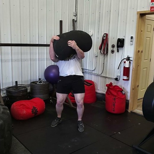 How To: Build Full Body Power- 250lbs Rogue Sandbag to Shoulder