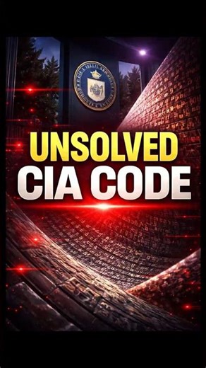 The Secret CIA Code No One Can Solve