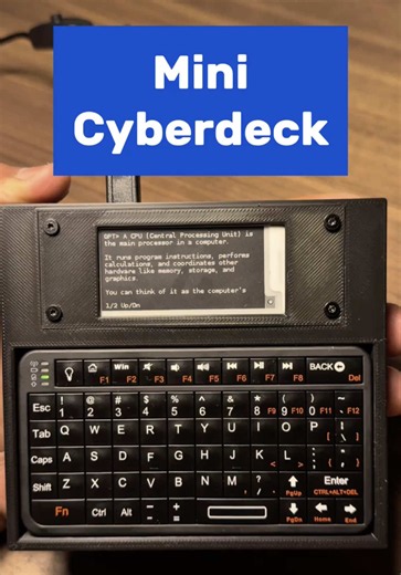 Mini Cyberdeck Build with blueprint.io #hardware #electronics #engineering #arduino #arduinoproject