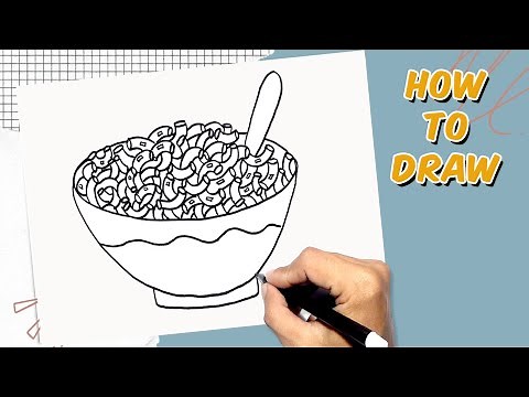 How to Draw Macaroni And Cheese