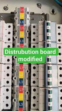 new distrubution board modified #electrical #industrialelectrician @electriciangyan440