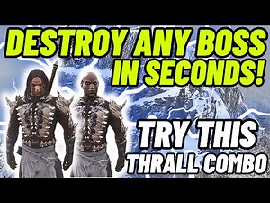 Overpowered and super easy to get! Try this thrall Combo now! Conan Exiles
