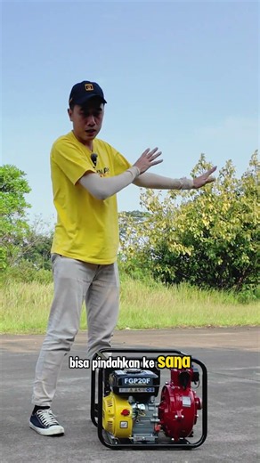 Tenaga 7 HP FGP20F bikin aliran lebih deras dan kerja lebih maksimal #fgp20f #pompaalkon #shorts