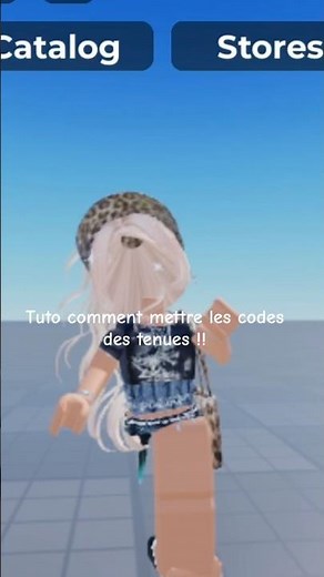 ( pour ‪@AyaAskri-y4h‬ )Tuto comment mettre des codes tenues sur catalogue avatar !! #tuto #skin