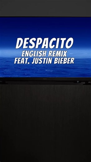 Despacito 🎵 (ft Justin Bieber) by Luis Fonsi and Daddy Yankee - English Remix #spedup #lyricsvideo