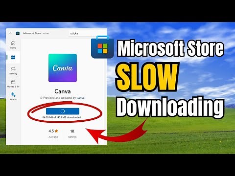 How to FIX Microsoft Store SLOW DOWNLOADING or Pending Problem in Windows 10/11