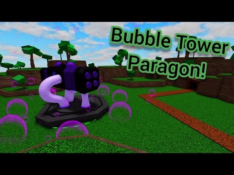 Checking Out The New Bubble Tower Paragon! [Cube Defense]