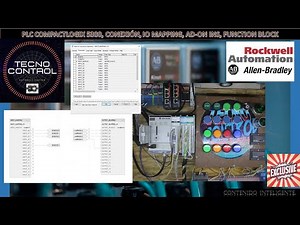 02-PLC COMPACTLOGIX 5380, CONEXIÓN, IO MAPPING, AD-ON INS, FUNCTION BLOCK