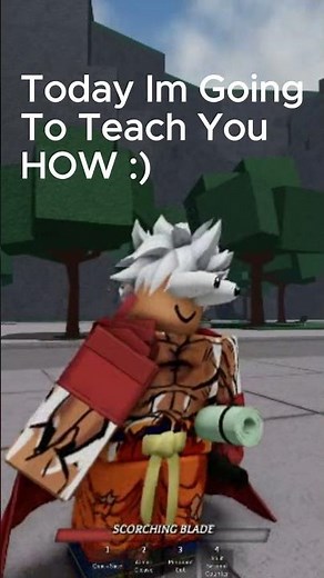 How To Do 2 Player Emote With Weakeast Dummy Roblox TSGB #strongestbattleground #roblox #:)