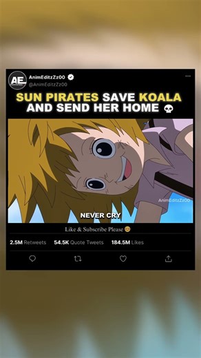 Sun Pirates Save Koala And Send Her Home 💀- EDIT | #onepiece #shorts #koala #jinbei
