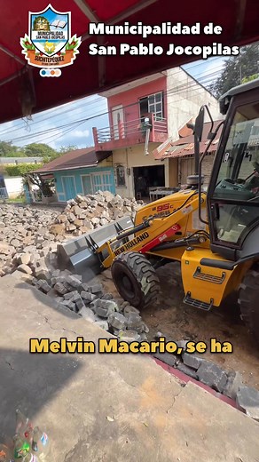 Supervisión de Avance de Proyectos Nuevo Sistema de Drenaje, Calle Principal de Casco Urbano Administración 2024 - 2028 En Dios Confiamos | Muni San Pablo Jocopilas