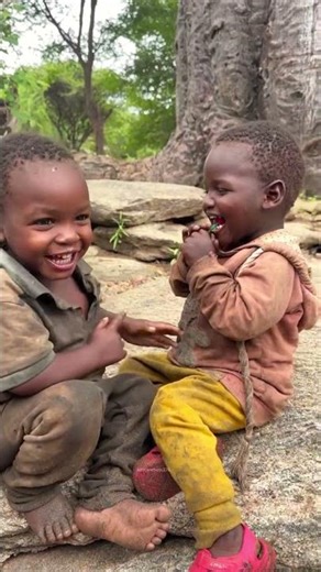 One Lollipop, Two Kids, Big Fun 🍭😄 | African Village Babies