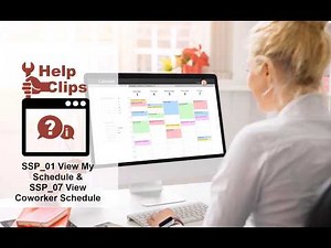 Infor WFM Self Service Portal - View My Own and My Co-worker's Schedules