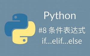 #8 Python 教程 什么是elif？