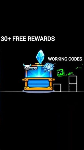 Geometry Dash Codes | 30+ Free Rewards in Geometry Dash #geometrydash #freeicons #gd #gdcodes