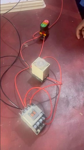 DOL Starter Working Principle | Direct On Line Motor Starter Control & Power Circuit