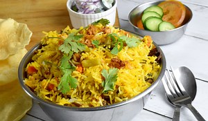 Vegetable biryani recipe - How to cook in 3 simpe steps