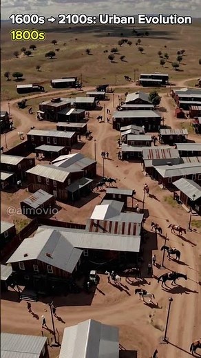 1600s to 2100s Urban Evolution #ai #artificialintelligence #urbanevolution