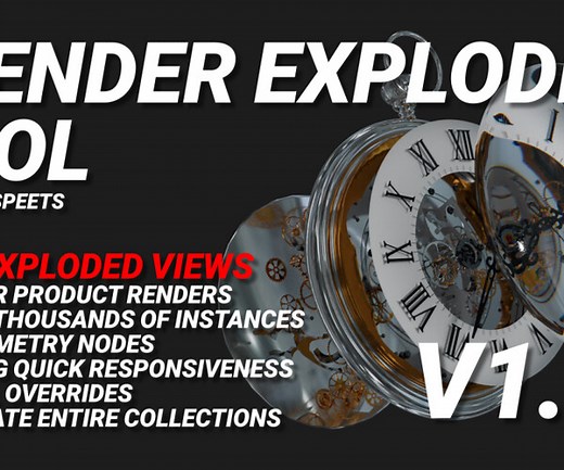 ArtStation - Blender Exploder Tool | Resources