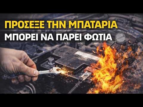 Πρόσεξε Πώς Αποσυνδέεις Την Μπαταρία Για Να Μην Πάρει Φωτιά Το Αυτοκίνητο