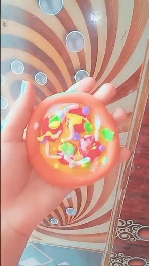 🍕DIY Mini Pizza with Clay | Cute Clay Food Craft | Easy Pizza Making Tutorial✨