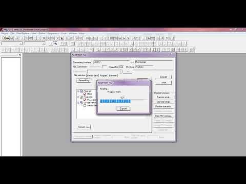 Mitsubishi Fx2N PLC Uploading Method