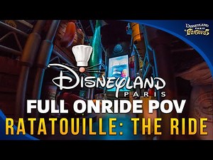Disneyland Paris RATATOUILLE: The Adventure FULL Ride (HD POV) On-Ride Ridethrough - Full HD Video