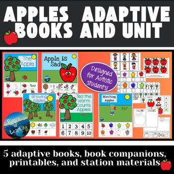 Apple Adaptive Books|Interactive | Unit Autistic | Special Needs Core Word AAC