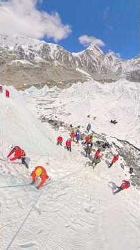 Training at bc for Everest Expedition. #mountains #documentary #climbing #himalayantrip