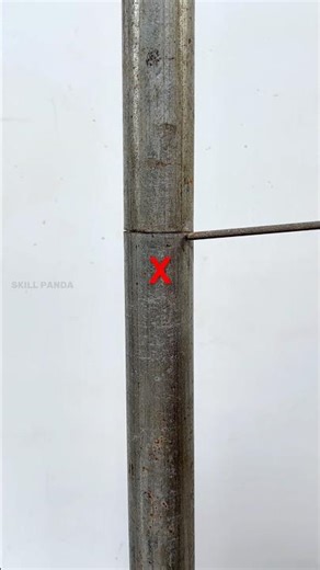 Nice technique of pipe fitter that are rarely known #shorts