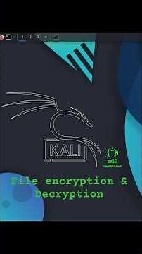 Encrypt & Decrypt your file like a Hacker in kali linux #cybersecurity