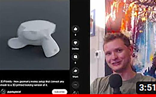 使用blender 实现 3D 打印效果