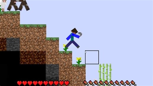 Paper Minecraft 2D 這不是肯德雞 【2D紙片麥塊】#1.2