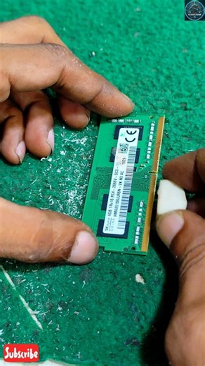 The object in the video is a laptop RAM(Random Access Memory)module Specifically it is an SK Hynix