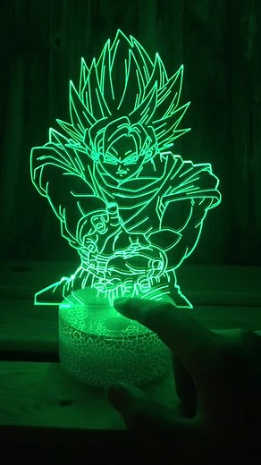 Dragon Ball Z 3D LED Lamp for New Year Gift