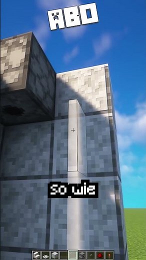 Funktionierende Dusche in Minecraft | LarsLP #shorts