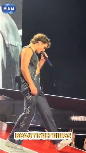 Benson Boone gave it his all even with a tired voice 🫶 | Live in Glasgow 🇬🇧 Beautiful Things 2025