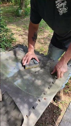 How to polish your motorcycle's windshield.