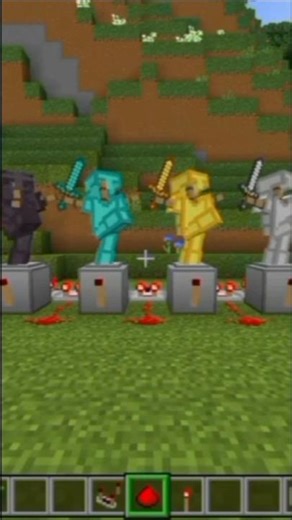 MINECRAFT DANCING ARMOR #shorts #minecraft