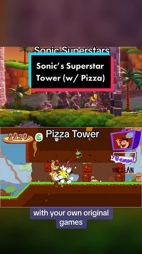 Snick.exe or Sanic?! #pizzatower #pizzatowergame #pizzatowerpeppino #indiegames #indiegame #sonicsuperstars #sonicthehedgehog