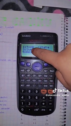Cómo Aplicar Regresión Lineal Simple en la Calculadora