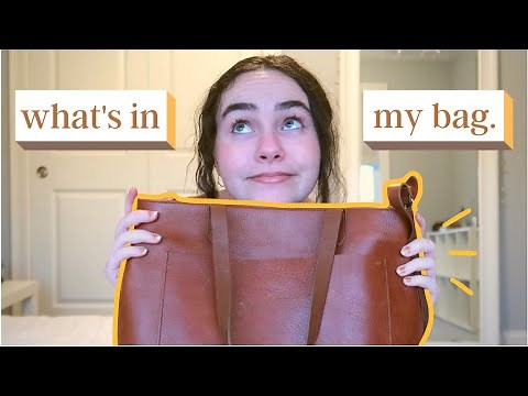 what's in my purse // madewell medium transport tote 👜