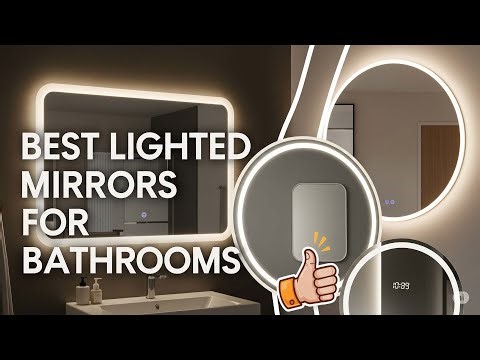 TOP 5 Best Lighted Mirrors for Bathrooms 2025 | Minimalist bathroom mirror setup