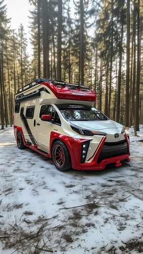 King's Campers on Instagram: "Toyota Prius PlusX - AI digital design Camper, interior, campervan, camping, RV, motorhome, concept vehicle, camper conversion, 4x4, off-road, expedition vehicle"